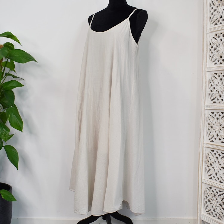 Klänning 2-delad BEIGE