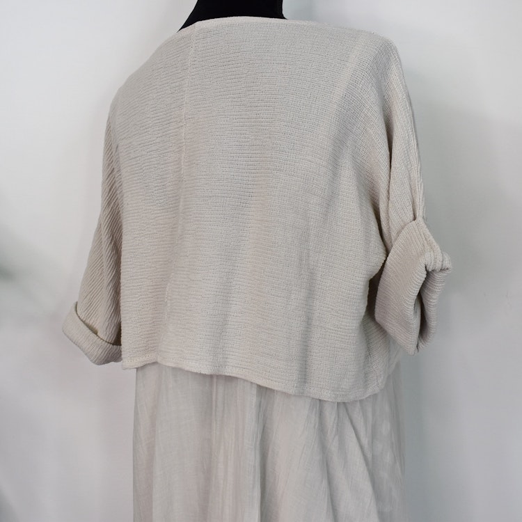 Klänning 2-delad BEIGE