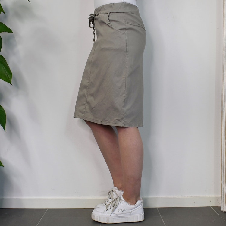 Kjol Stretchig TAUPE
