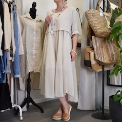 Klänning 2-delad BEIGE