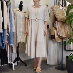 Klänning 2-delad BEIGE