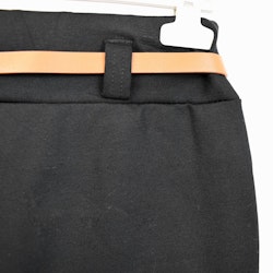 Leggings med Fickor och Skärp SVART
