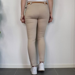 Leggings med Fickor och Skärp BEIGE