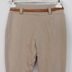 Leggings med Fickor och Skärp BEIGE