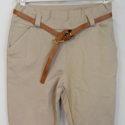 Leggings med Fickor och Skärp BEIGE