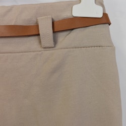 Leggings med Fickor och Skärp BEIGE