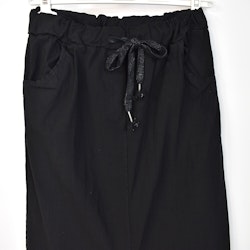 Kjol Lång Stretchig SVART