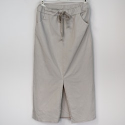 Kjol Lång Stretchig BEIGE
