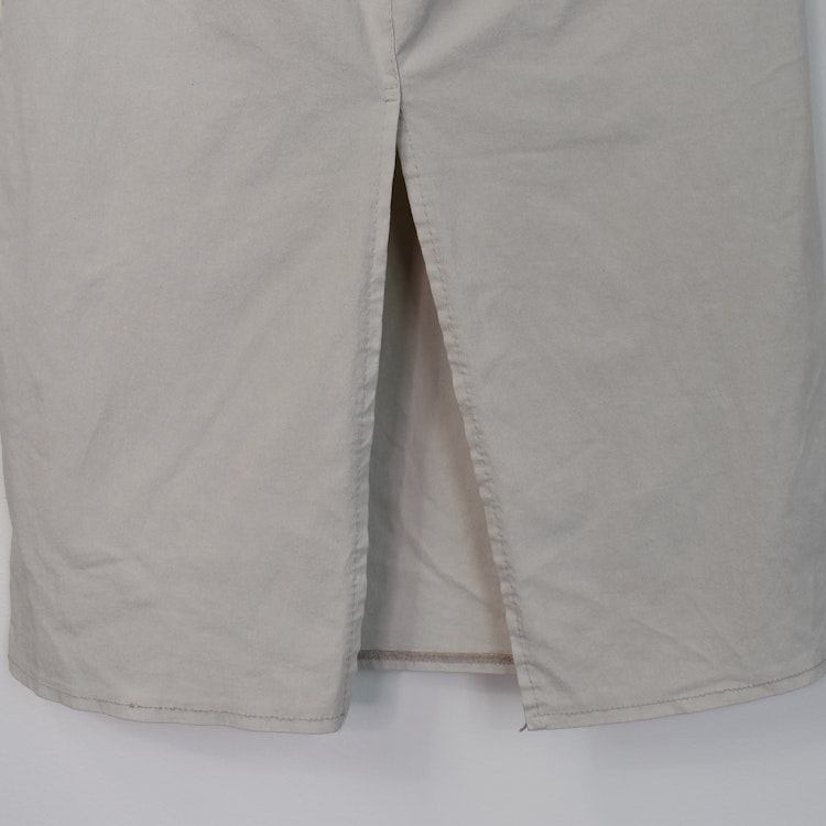 Kjol Lång Stretchig BEIGE