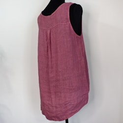 Linne/Ärmlös topp FUSCHIA