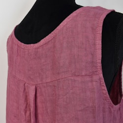 Linne/Ärmlös topp FUSCHIA