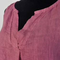 Linne/Ärmlös topp FUSCHIA