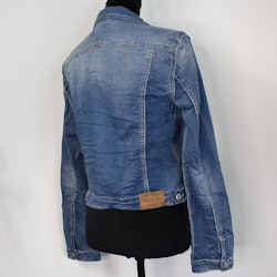 Jeansjacka med knappar BLÅ - Place du Jour