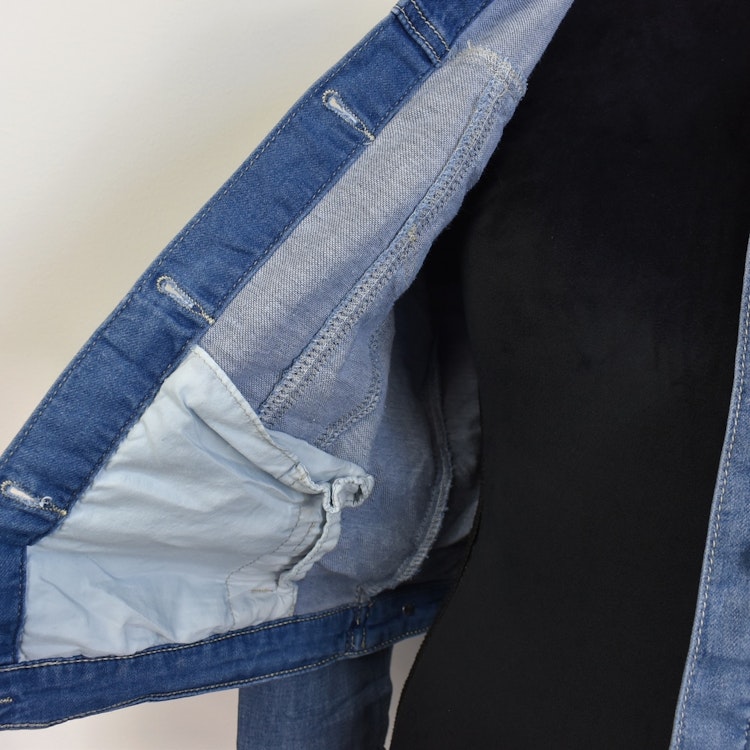 Jeansjacka med knappar BLÅ - Place du Jour