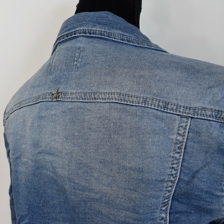 Jeansjacka med knappar BLÅ - Place du Jour