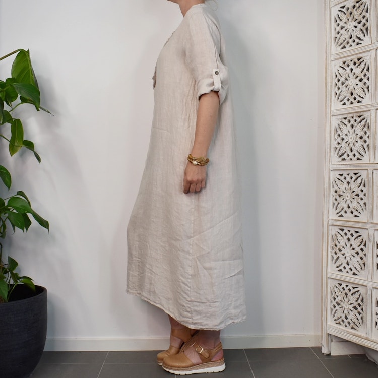 Linneklänning Camelia SABBIA - Marta du Chateau