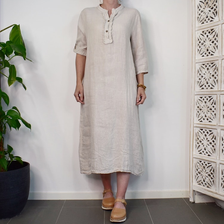 Linneklänning Camelia SABBIA - Marta du Chateau