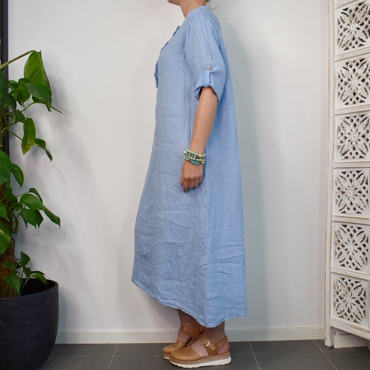 Linneklänning Camelia CELESTE - Marta du Chateau
