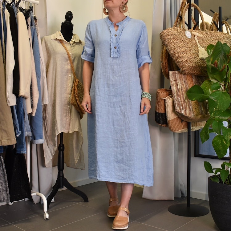 Linneklänning Camelia CELESTE - Marta du Chateau