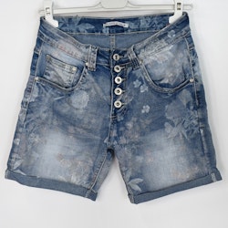 Jeansshorts Mönstrad LJUS BLÅ - Place du Jour