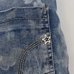 Jeansshorts Mönstrad LJUS BLÅ - Place du Jour