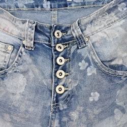 Jeansshorts Mönstrad LJUS BLÅ - Place du Jour