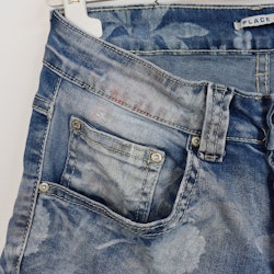 Jeansshorts Mönstrad LJUS BLÅ - Place du Jour