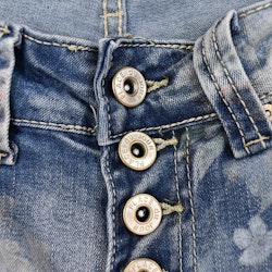 Jeansshorts Mönstrad LJUS BLÅ - Place du Jour