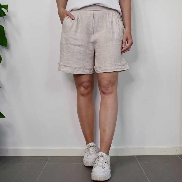 Linneshorts Sophia SABBIA - Marta du Chateau