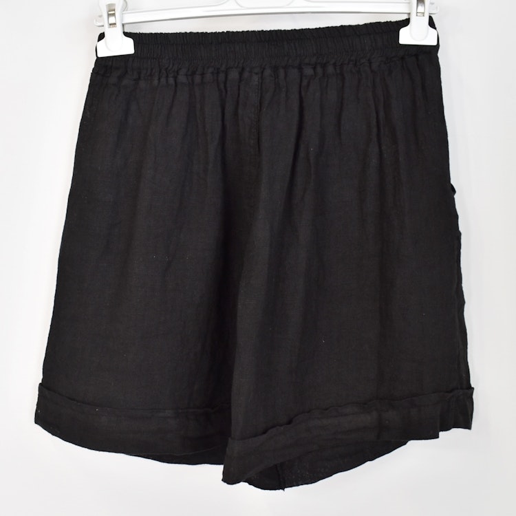Linneshorts Sophia SVART - Marta du Chateau
