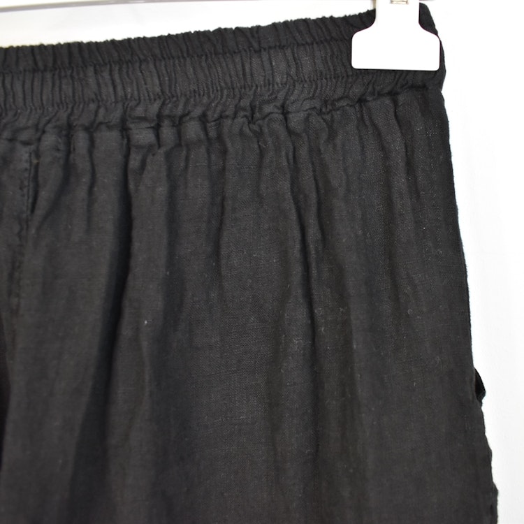 Linneshorts Sophia SVART - Marta du Chateau