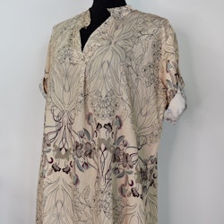 Klänning Helma Blommig BEIGE - Marta du Chateau