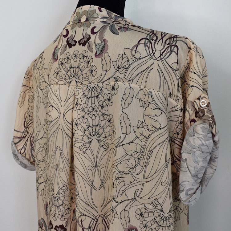 Klänning Helma Blommig BEIGE - Marta du Chateau