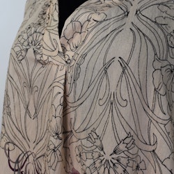 Klänning Helma Blommig BEIGE - Marta du Chateau