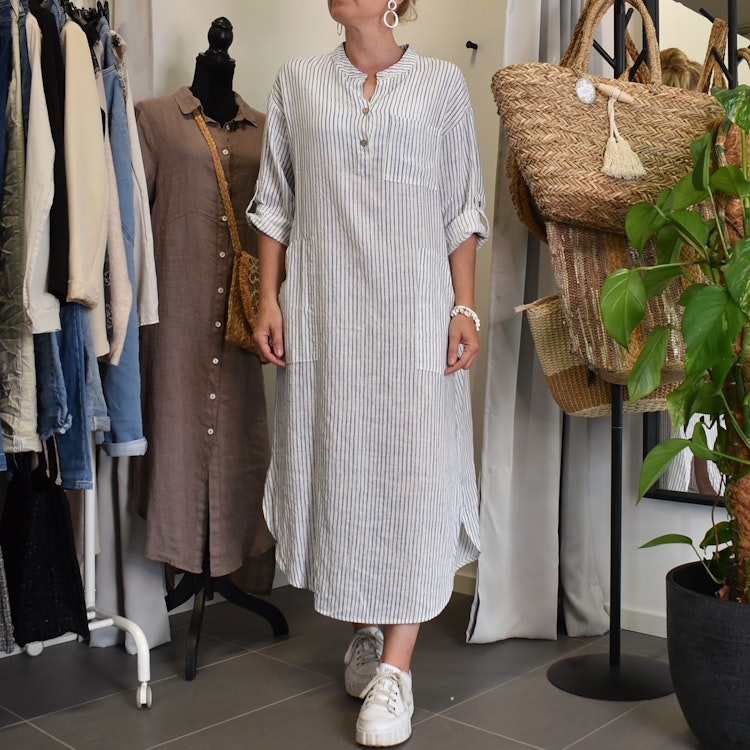 Klänning Ness Stripe JEANS - Marta du Chateau