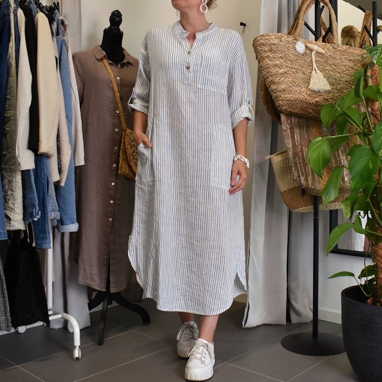 Klänning Ness Stripe JEANS - Marta du Chateau
