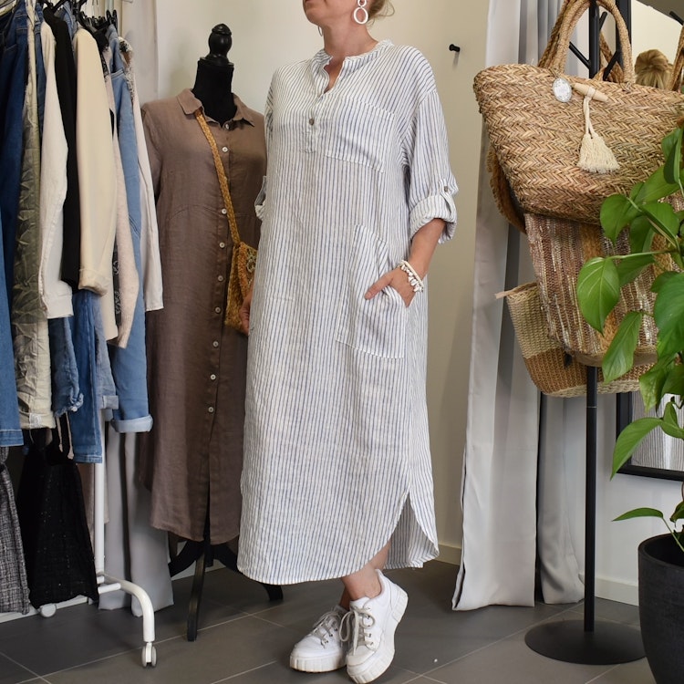 Klänning Ness Stripe JEANS - Marta du Chateau