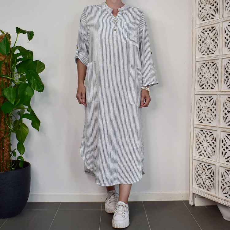 Klänning Ness Stripe JEANS - Marta du Chateau