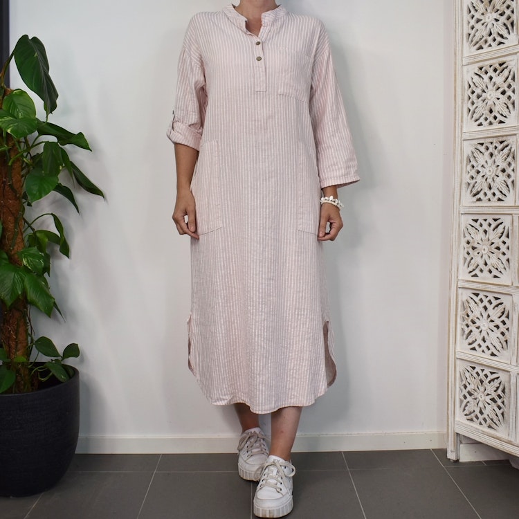Klänning Ness Stripe ROSE - Marta du Chateau