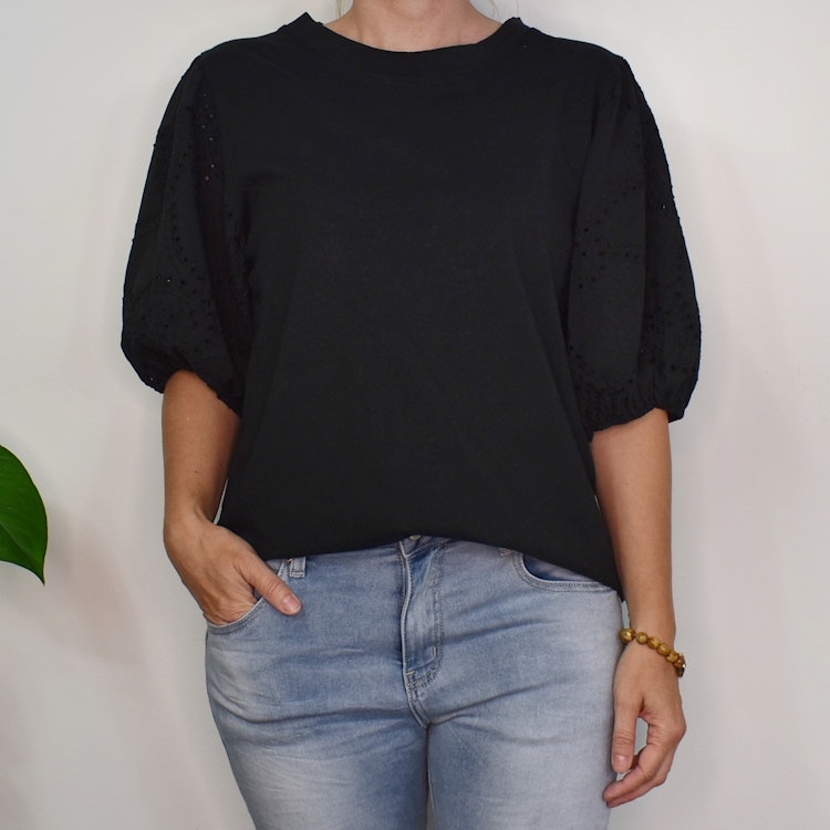 Topp Gabriella SVART - Mix By Heart