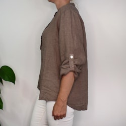 Linneblus med Krås TAUPE