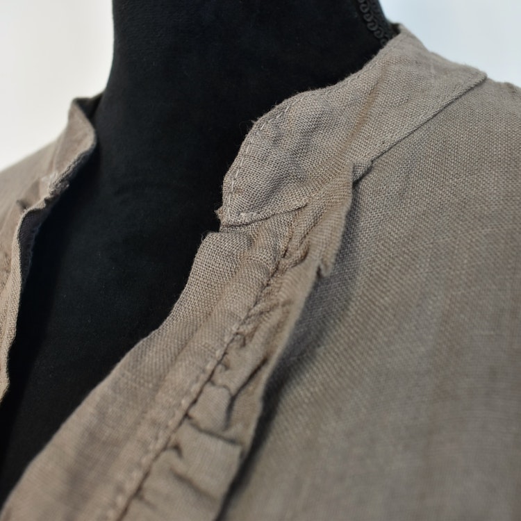 Linneblus med Krås TAUPE
