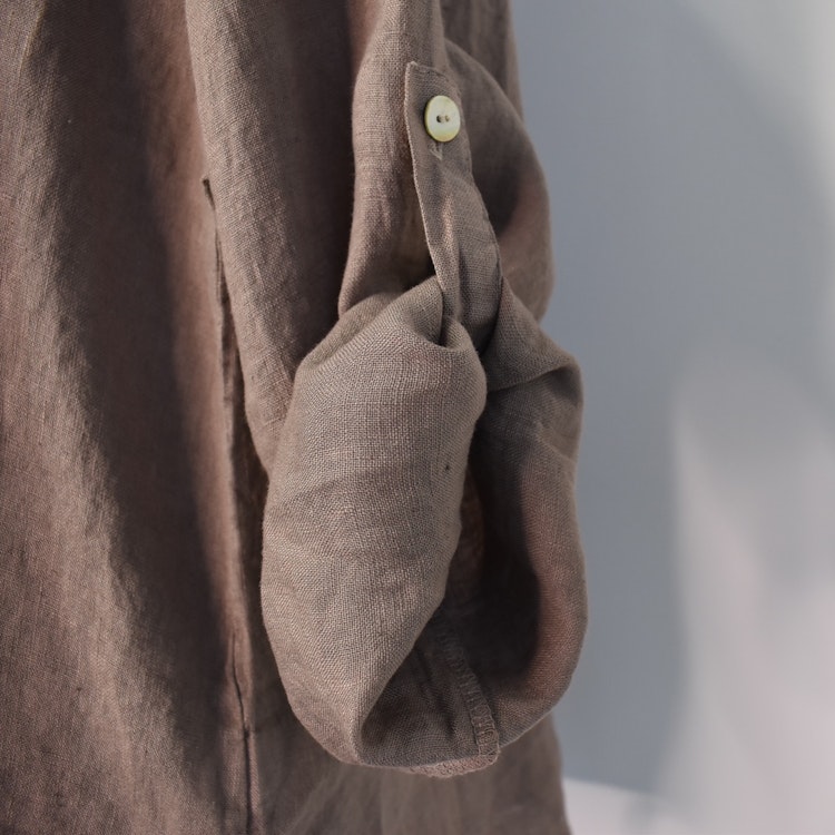 Linneblus med Krås TAUPE