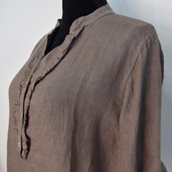Linneblus med Krås TAUPE