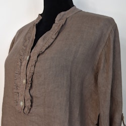Linneblus med Krås TAUPE