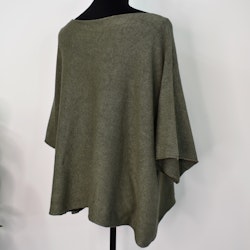 Stickad Ponchotröja KAKI