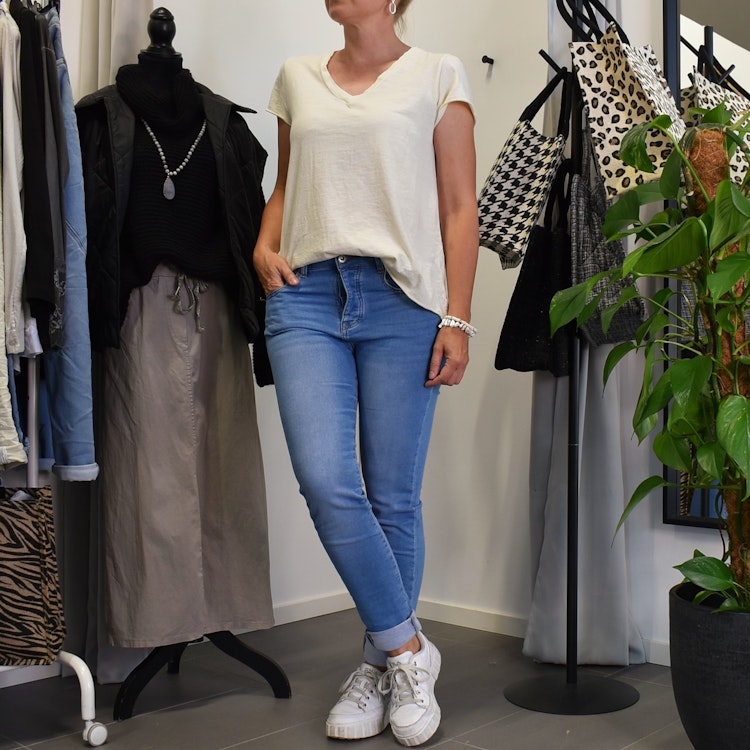 T-shirt CREME - Stajl Agenturer