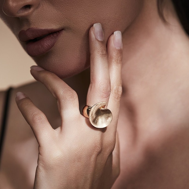 Elastisk ring Wilma GULD - The Moshi