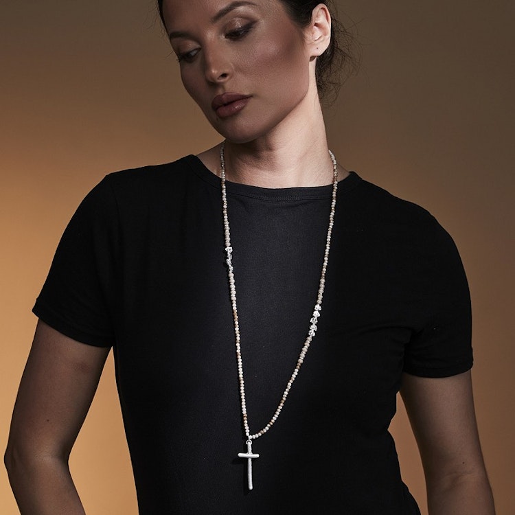 Halsband Sandra SILVER - The Moshi