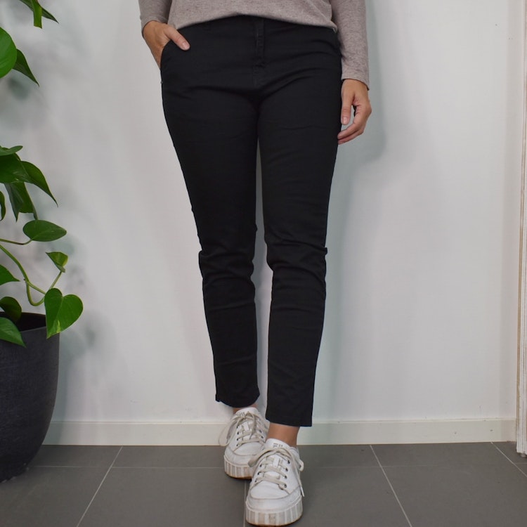 Chinos Slim SVART - 3D Denim